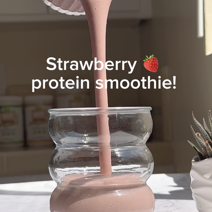 Low FODMAP Strawberry Banana Smoothie Recipe