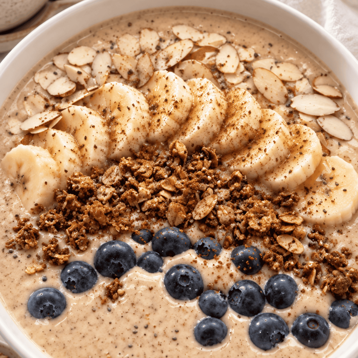 Vanilla Chai Protein Smoothie Bowl