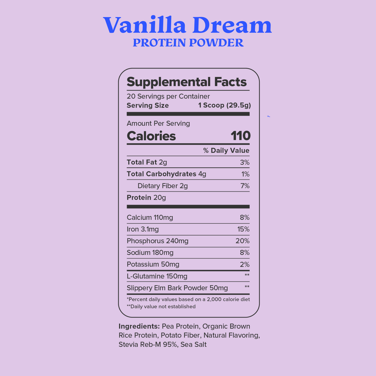 vanilla protein powder